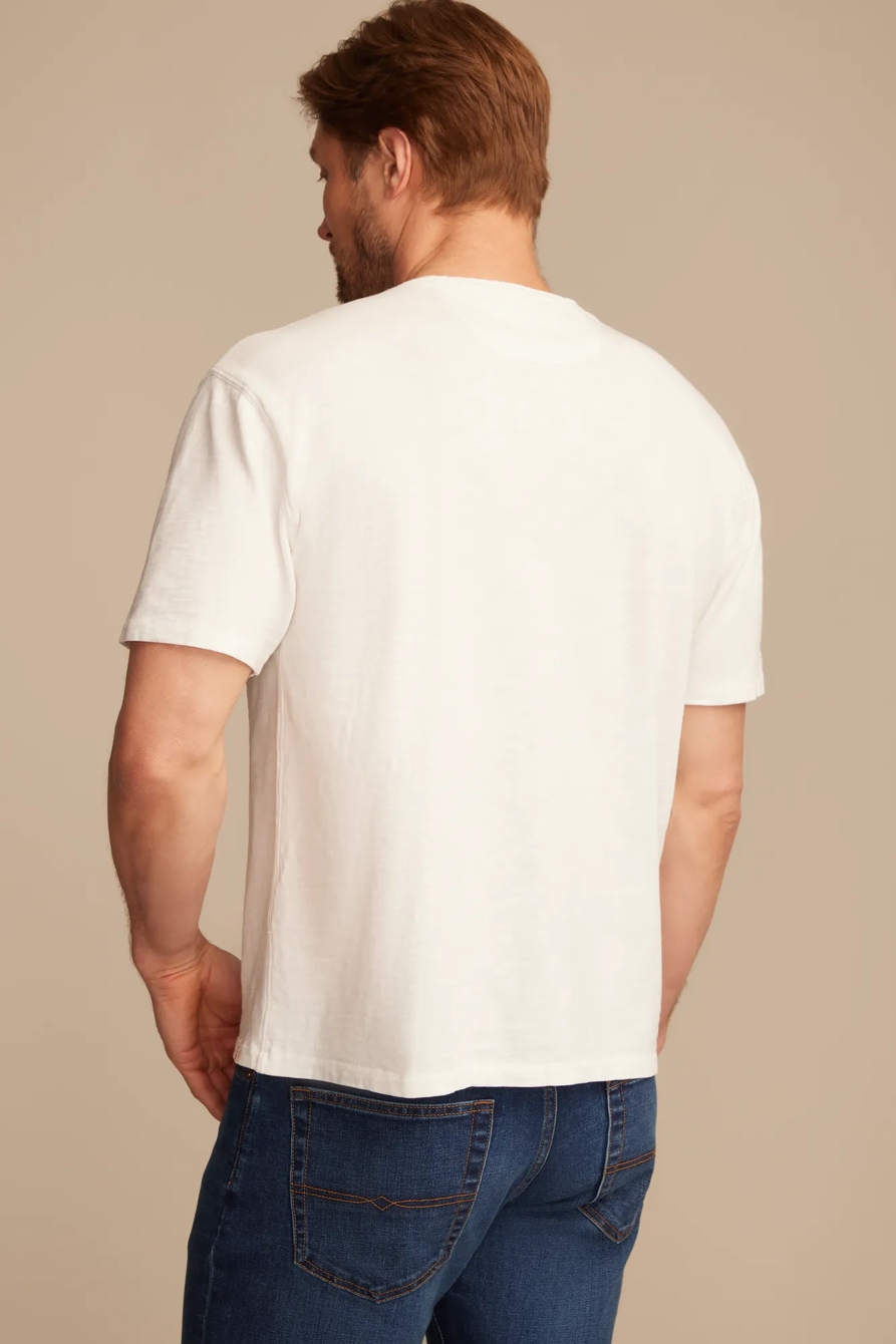 COLE HAUSER WEEKEND SLUB SHORT SLEEVE HENLEY, image 4