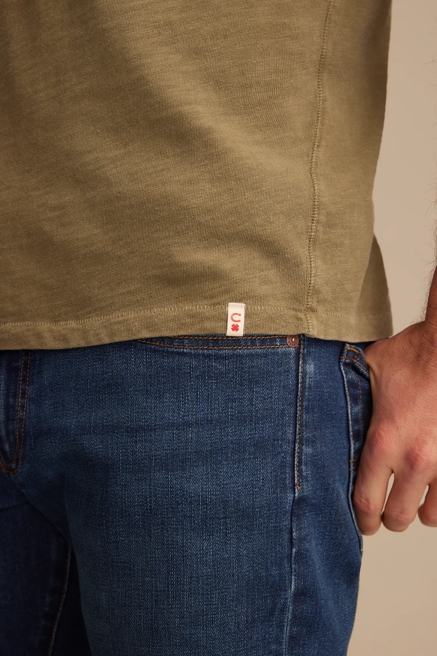 COLE HAUSER WEEKEND SLUB SHORT SLEEVE HENLEY, image 2