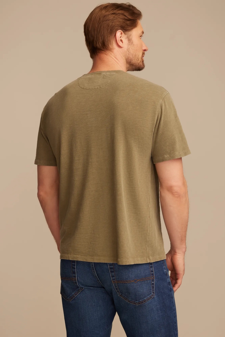 COLE HAUSER WEEKEND SLUB SHORT SLEEVE HENLEY, image 5