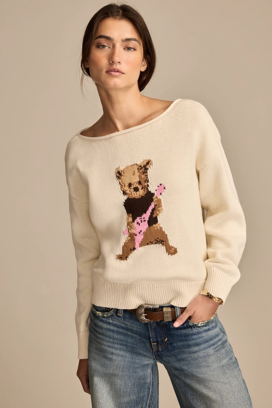 BEAR ROLL SLEEVE PULLOVER, image 2
