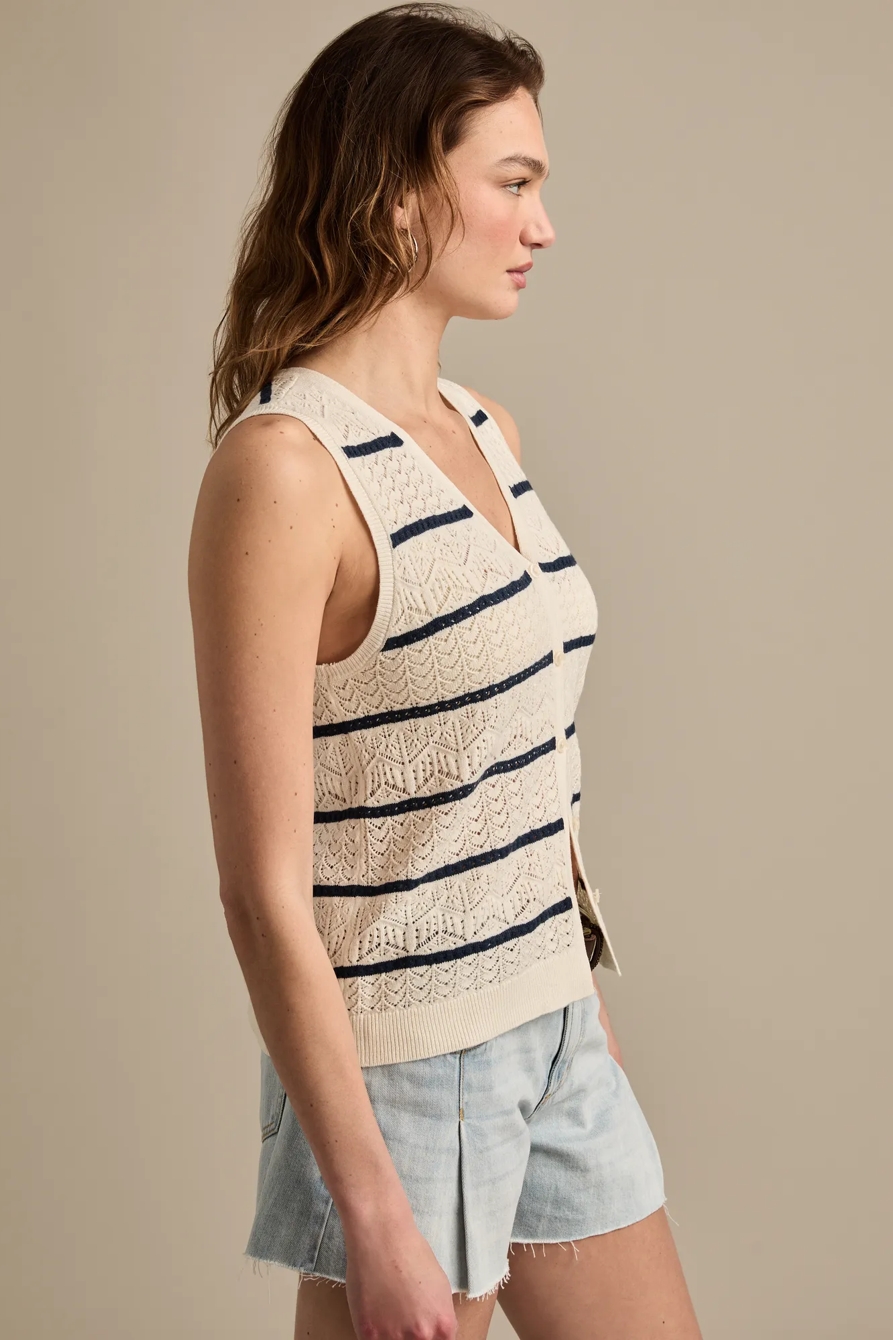 BUTTON FRONT SWEATER VEST, image 4