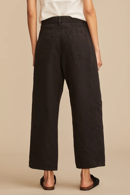 LINEN BARREL PANT, image 3