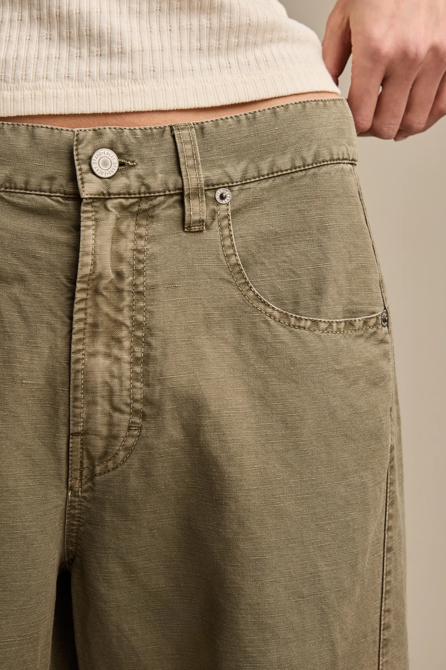 LINEN BARREL PANT, image 3
