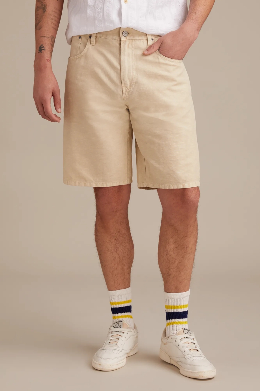 5 POCKET LINEN SHORT, image 2