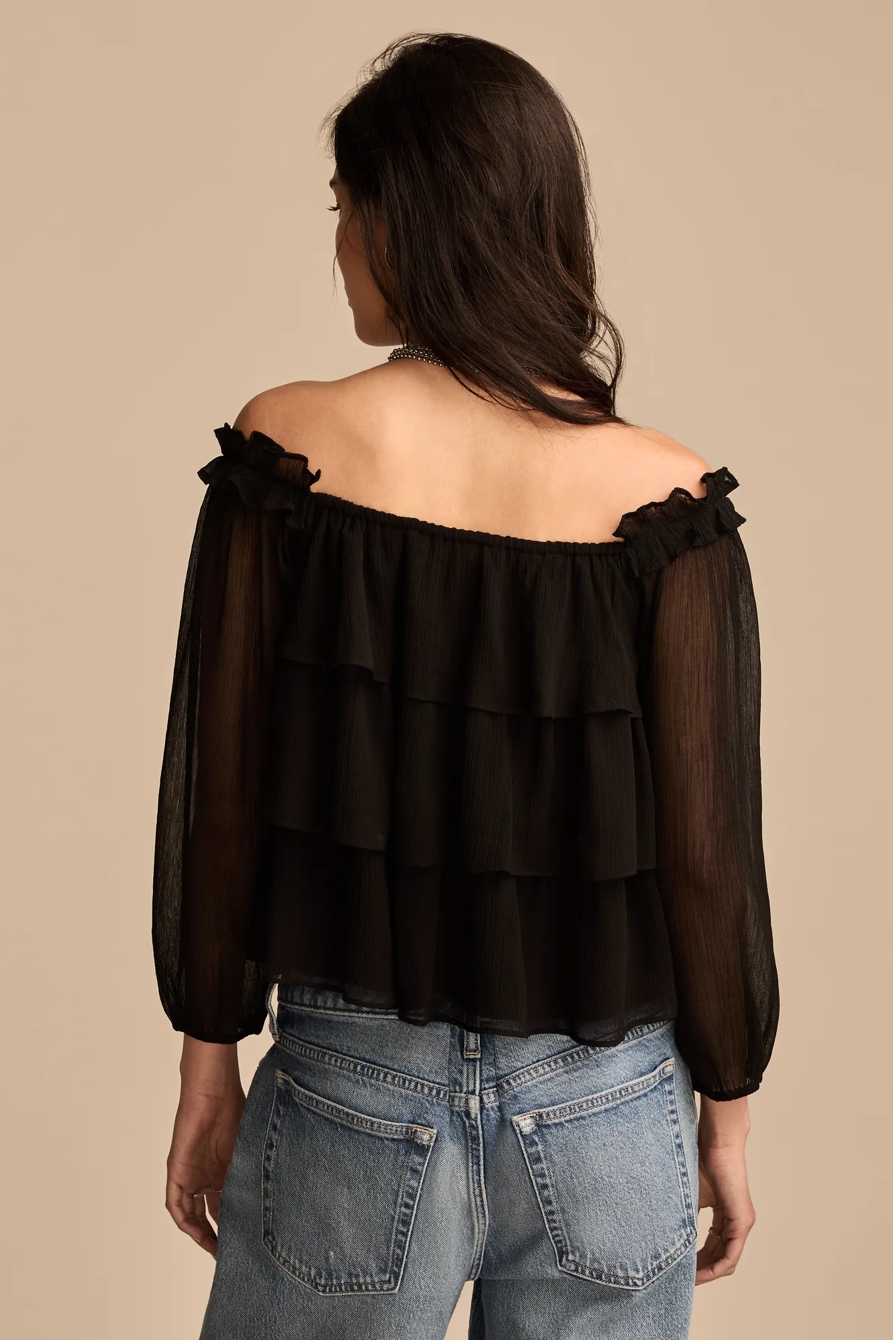 RUFFLE OFF THE SHOULDER TOP, image 4