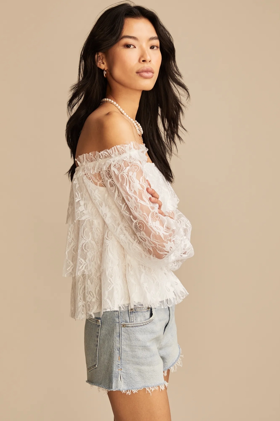 LACE OFF THE SHOULDER TOP, image 2