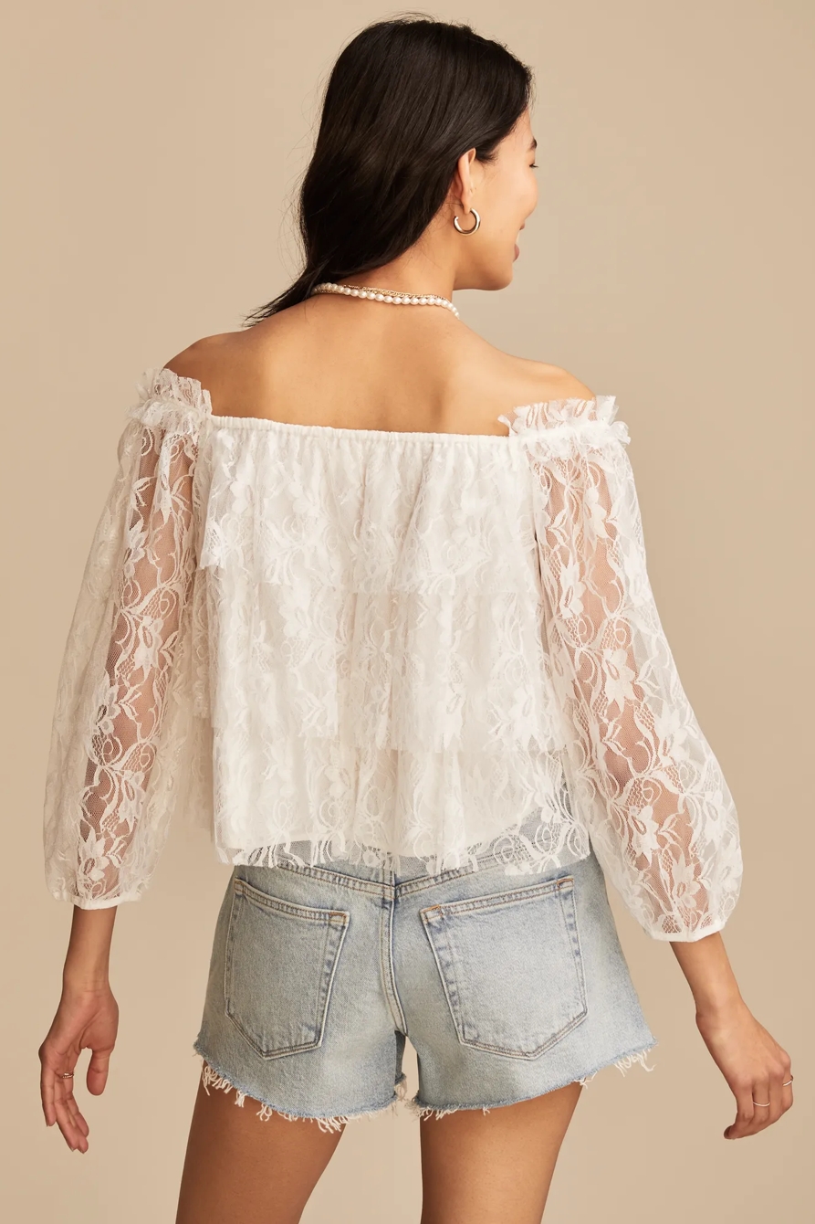 LACE OFF THE SHOULDER TOP, image 6