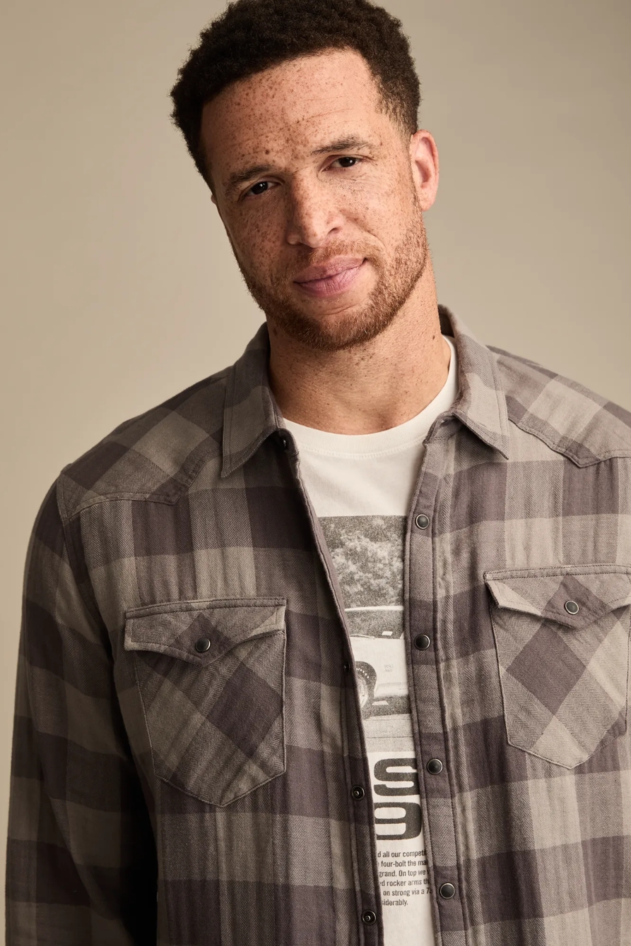 COLE HAUSER LONG SLEEVES DOUBLE WEAVE WESTERN SHIRT, image 2
