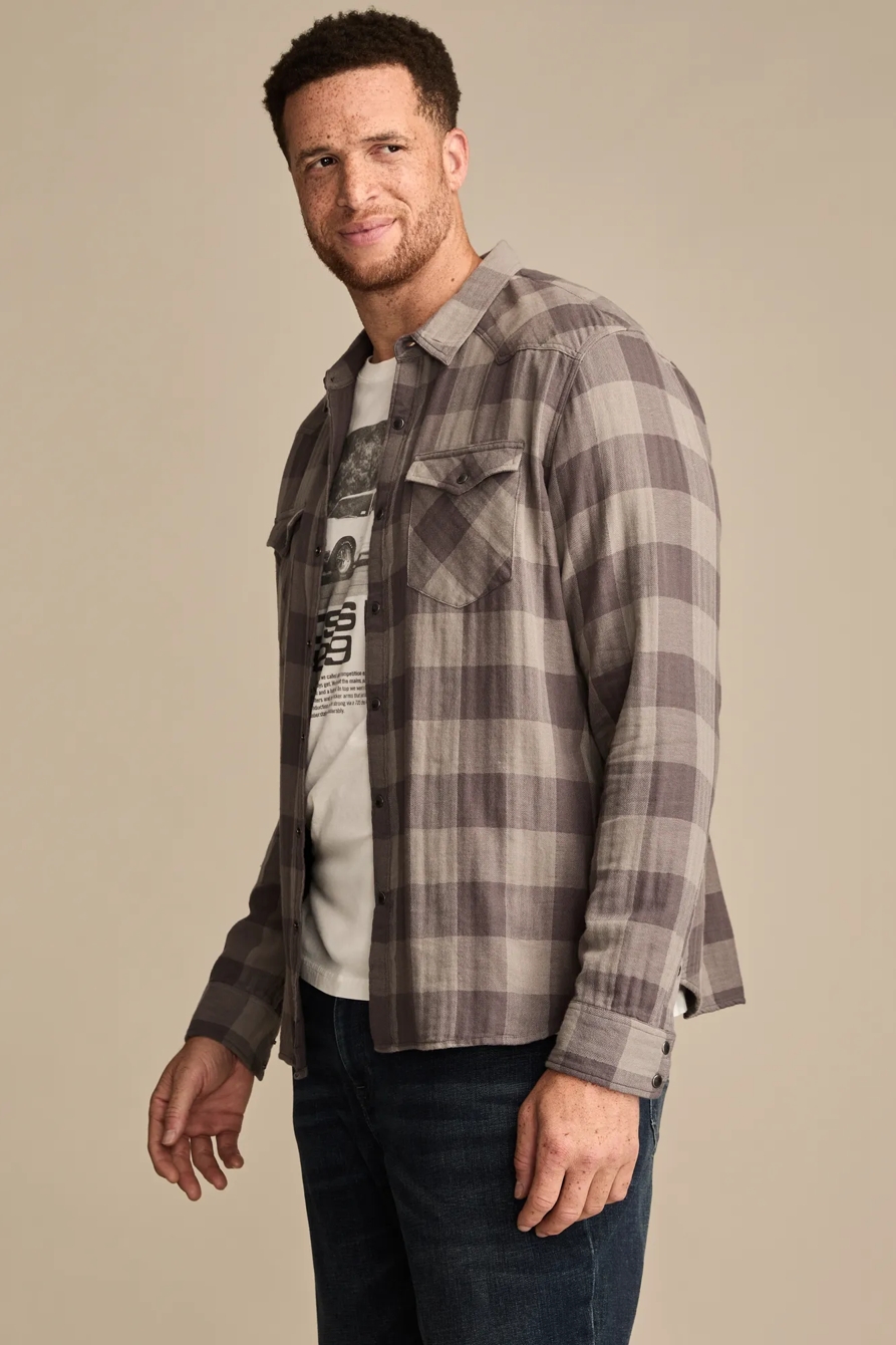 COLE HAUSER LONG SLEEVES DOUBLE WEAVE WESTERN SHIRT, image 3