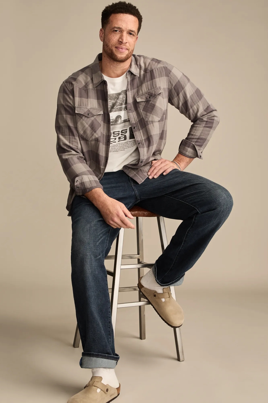 COLE HAUSER LONG SLEEVES DOUBLE WEAVE WESTERN SHIRT, image 5