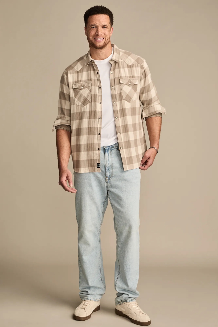 COLE HAUSER LONG SLEEVES DOUBLE WEAVE WESTERN SHIRT, image 5