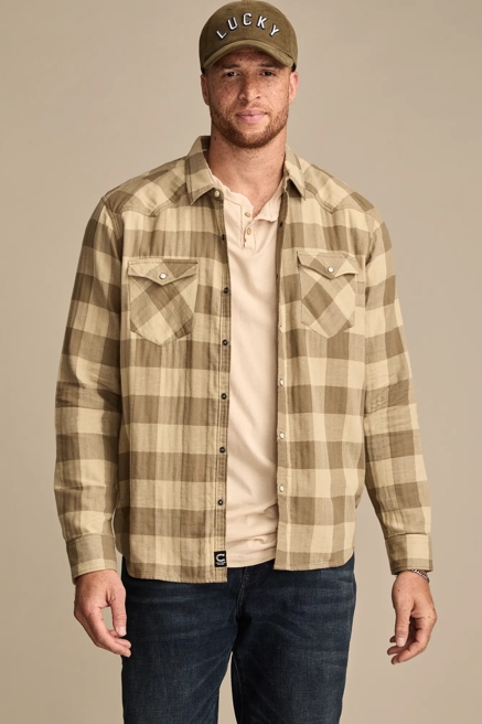 COLE HAUSER DOUBLE WEAVE WESTERN SHIRT, image 1