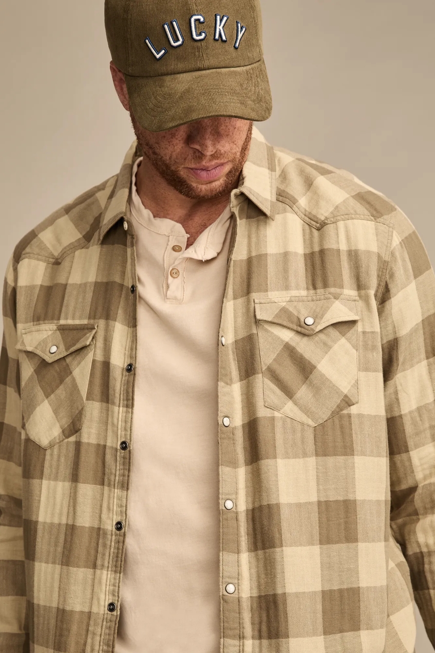 COLE HAUSER LONG SLEEVES DOUBLE WEAVE WESTERN SHIRT, image 2