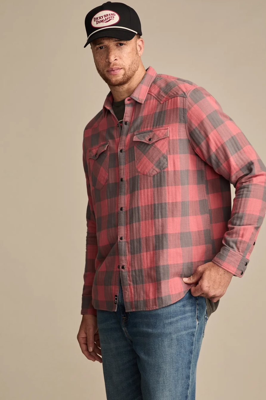 COLE HAUSER LONG SLEEVES DOUBLE WEAVE WESTERN SHIRT, image 3