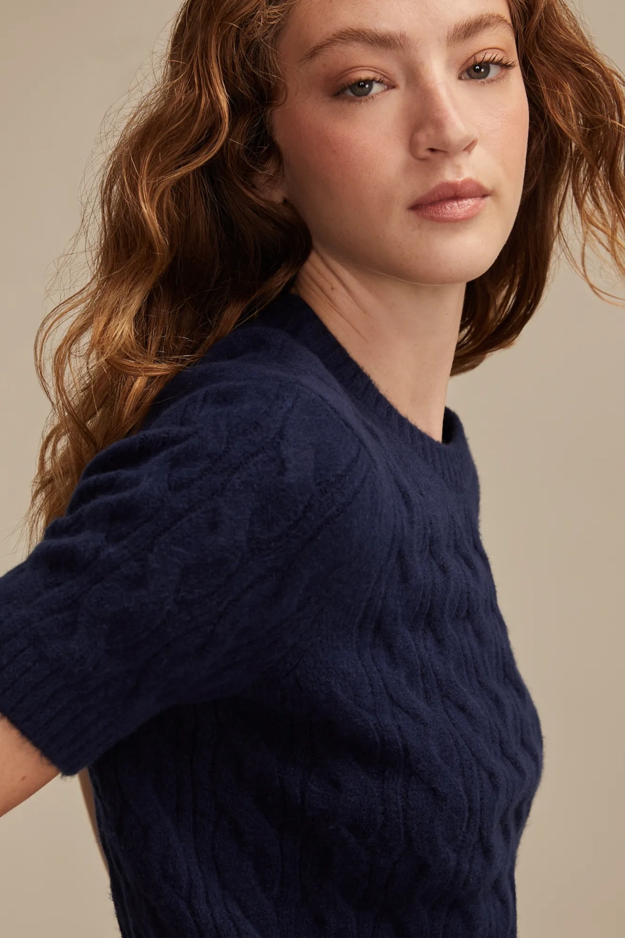 CLOUD SOFT CABLE SWEATER TEE, image 5