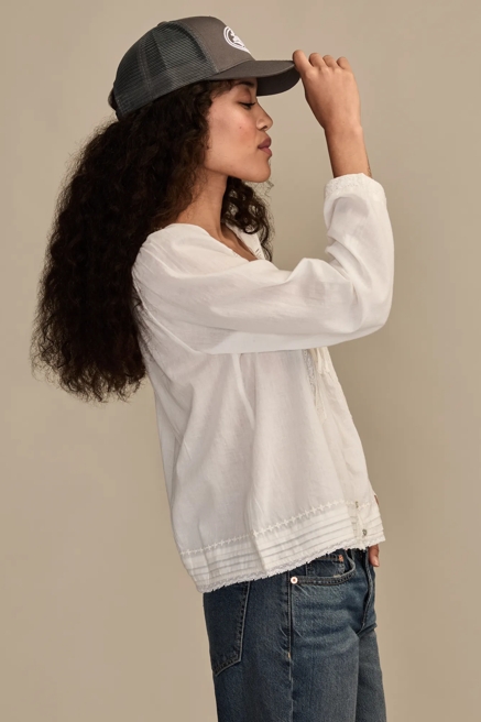 LONG SLEEVE LACE SWING TOP, image 4