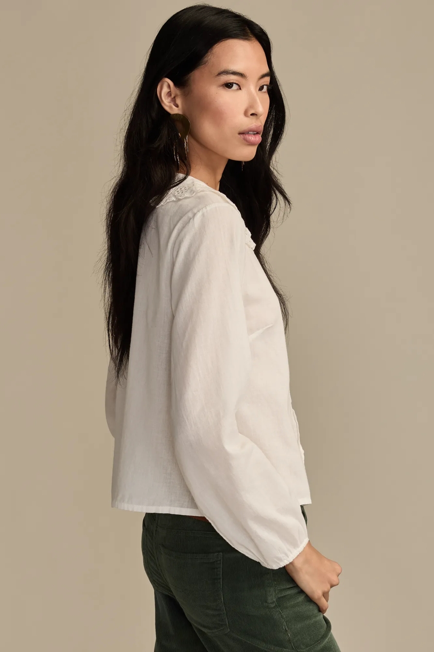 CUTWORK PETER PAN COLLAR TOP, image 5