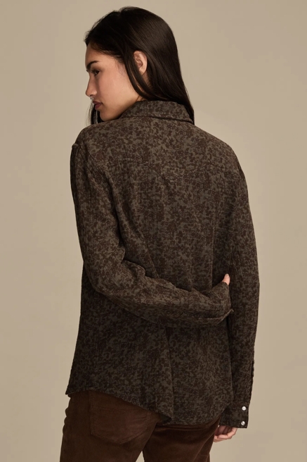 PRINTED WESTERN BUTTON DOWN, image 3