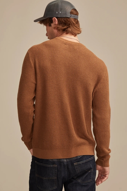 WAFFLE SWEATER CREW, image 3