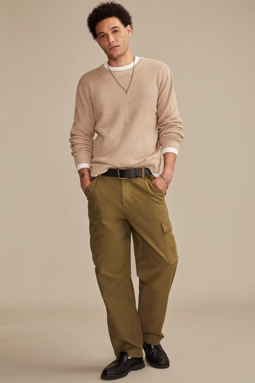 WAFFLE SWEATER CREW, image 5