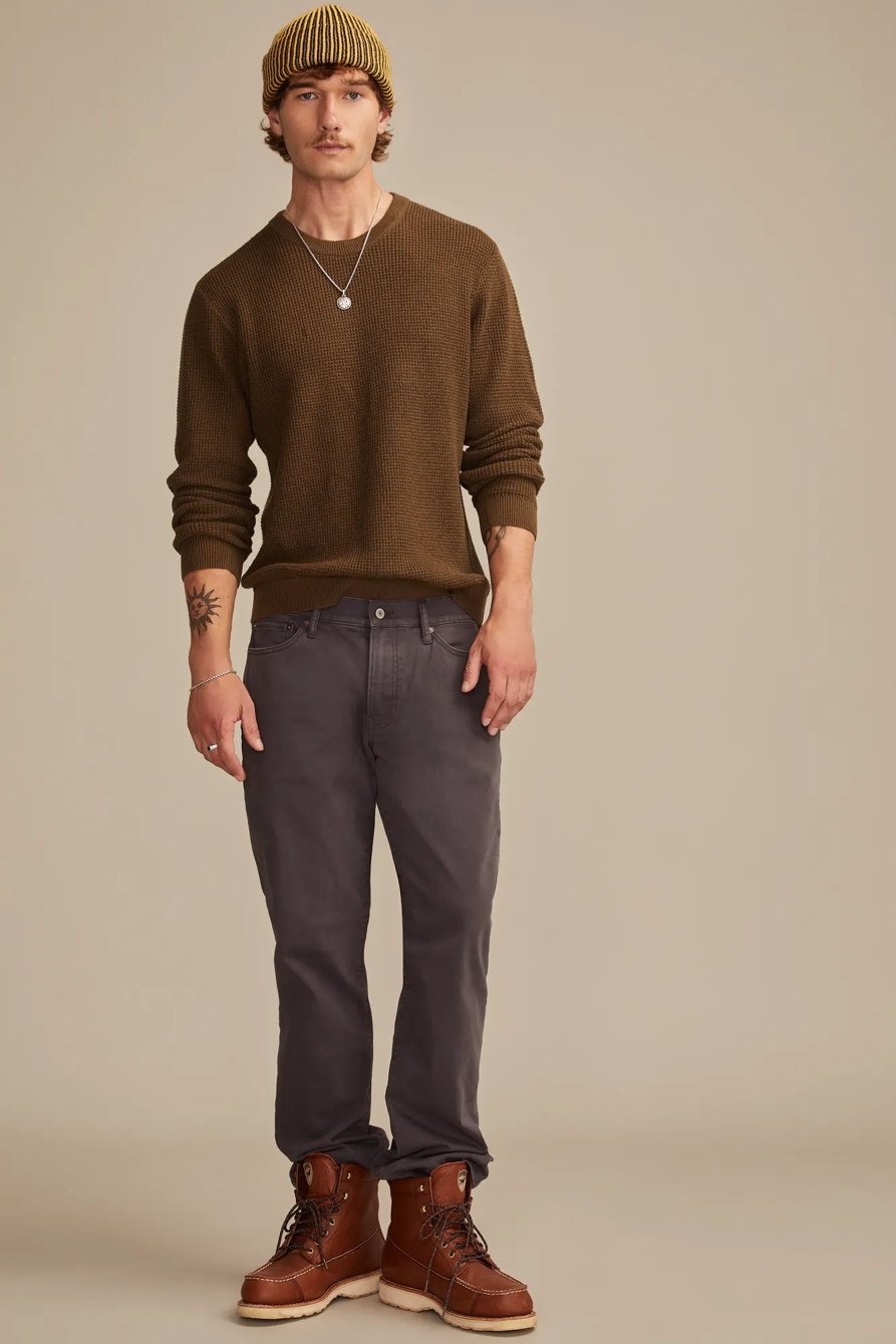 WAFFLE SWEATER CREW, image 5