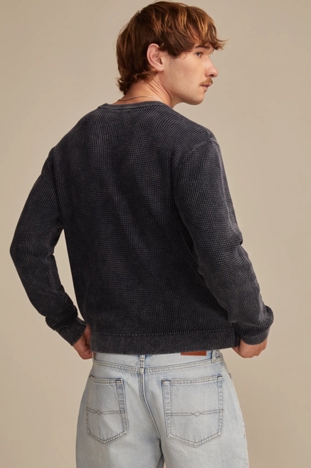 WAFFLE SWEATER CREW, image 3