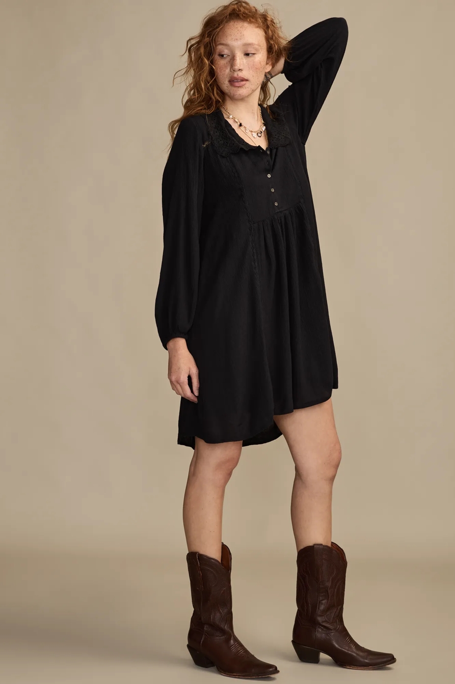 PETER PAN COLLAR MINI DRESS, image 4