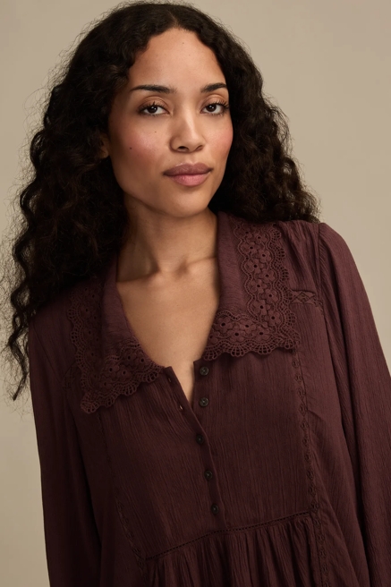 PETER PAN COLLAR MINI DRESS, image 2