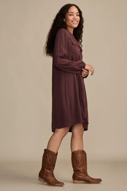 PETER PAN COLLAR MINI DRESS, image 4