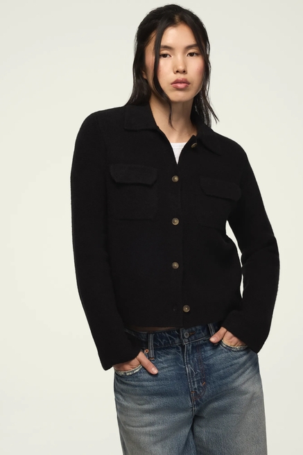 BUTTON DOWN SWEATER, image 1