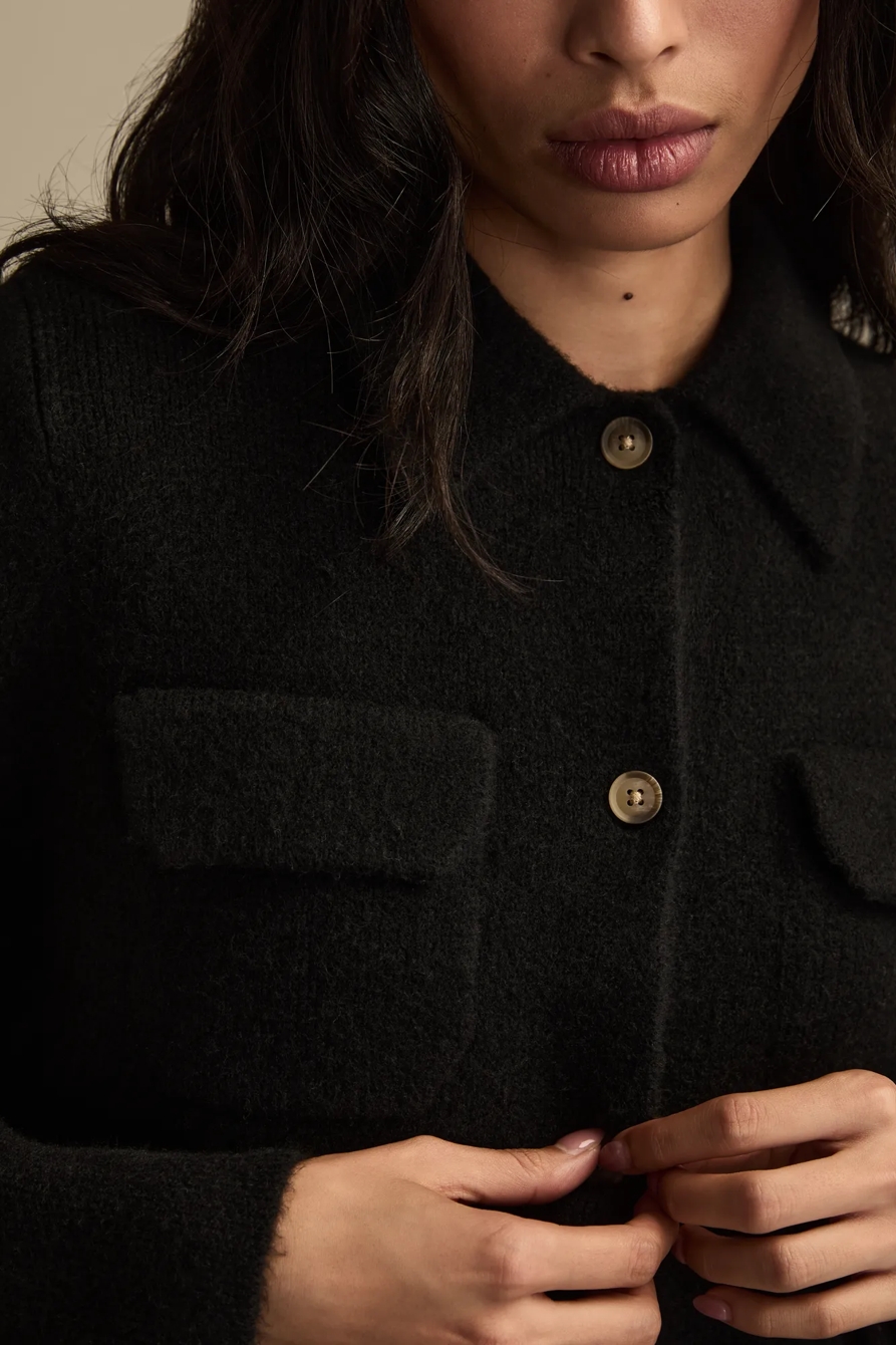 COLLARED BUTTON DOWN SWEATER, image 2