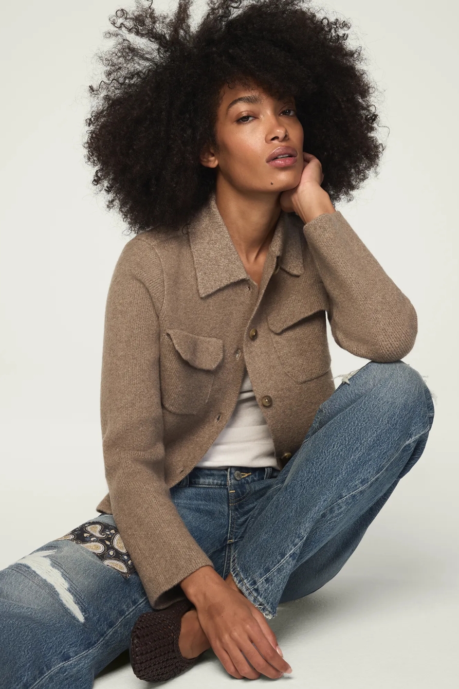 BUTTON DOWN SWEATER, image 2