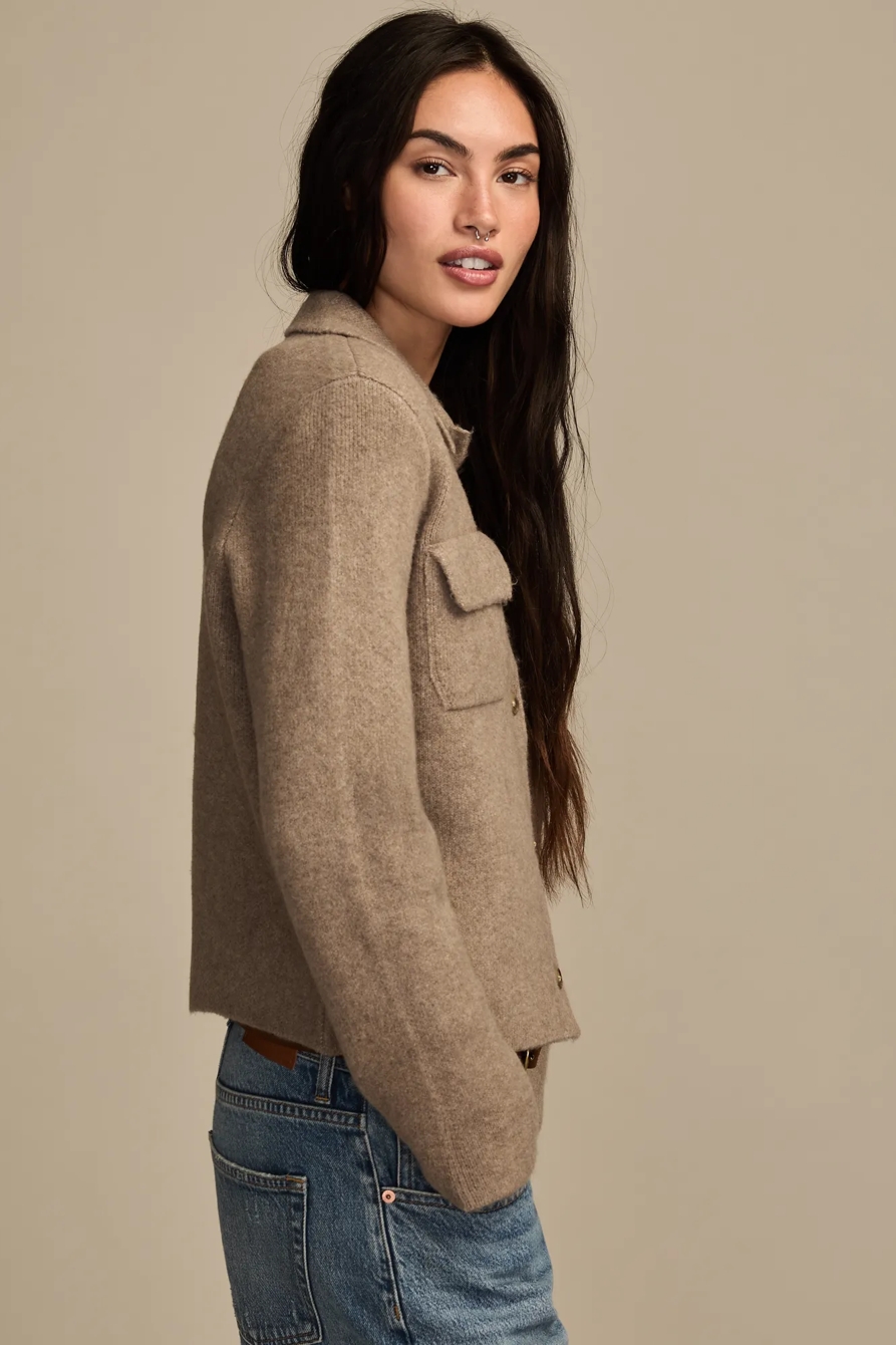 COLLARED BUTTON DOWN SWEATER, image 4