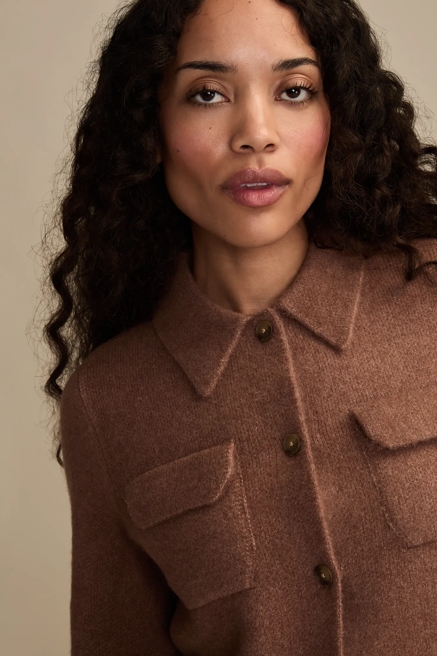 COLLARED BUTTON DOWN SWEATER, image 2