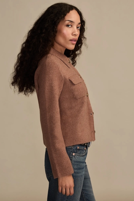 COLLARED BUTTON DOWN SWEATER, image 4