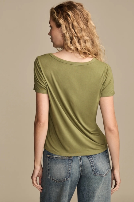Relaxed V Neck Tee, image 3