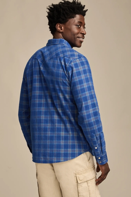 LONG SLEEVE PLAID CORDUROY WESTERN SHIRT, image 3