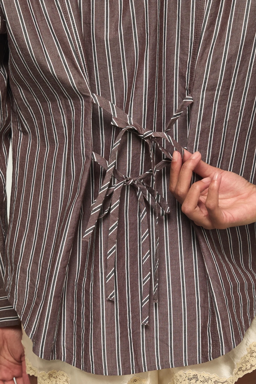 LACED BACK BUTTONDOWN SHIRT, image 2