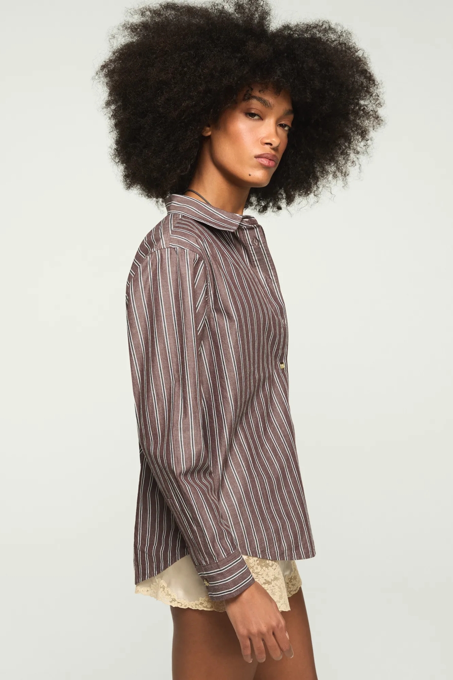LACED BACK BUTTONDOWN SHIRT, image 4