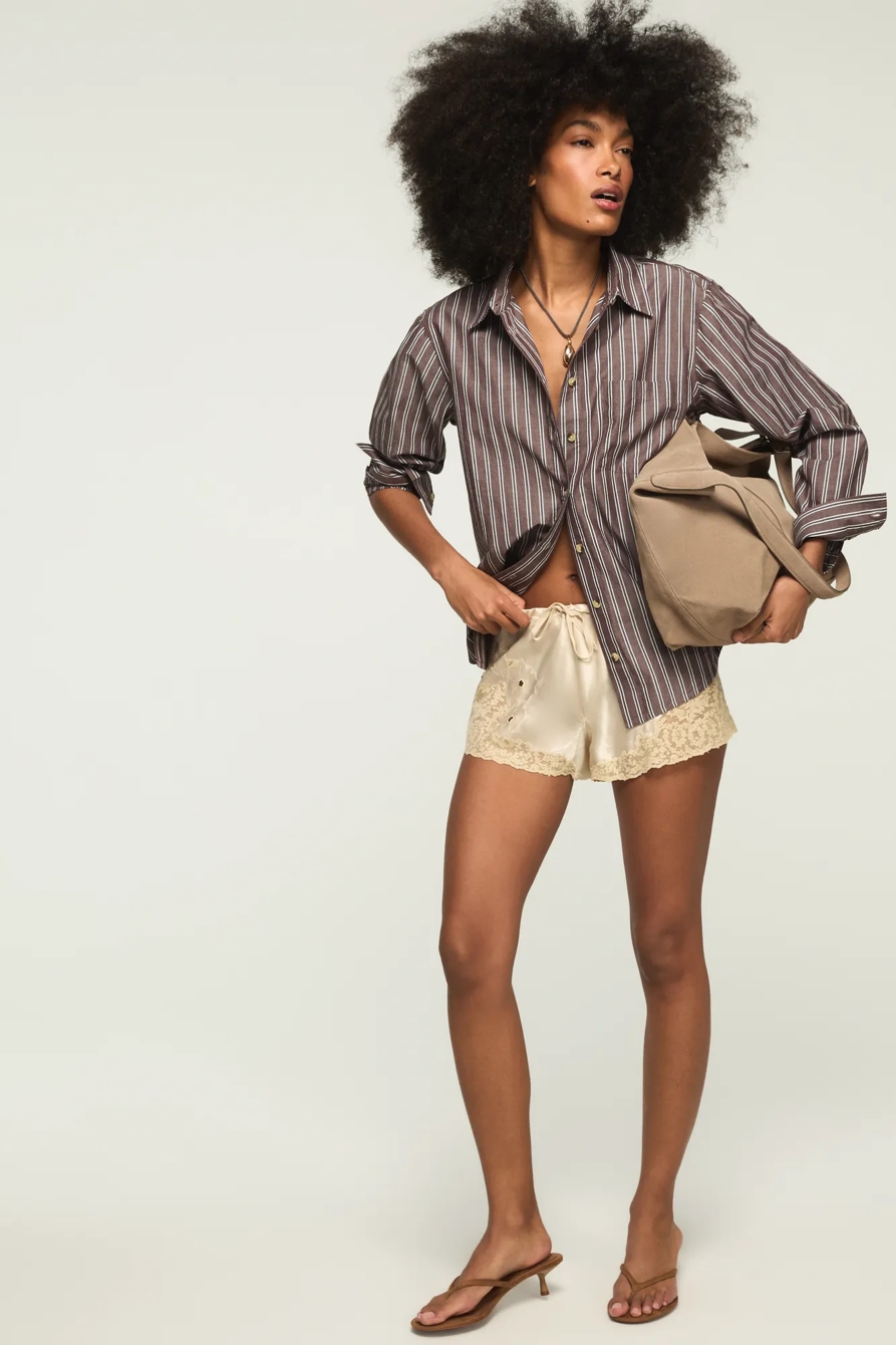 LACED BACK BUTTONDOWN SHIRT, image 5