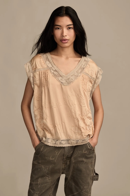 LACE DOLMAN TOP, image 1