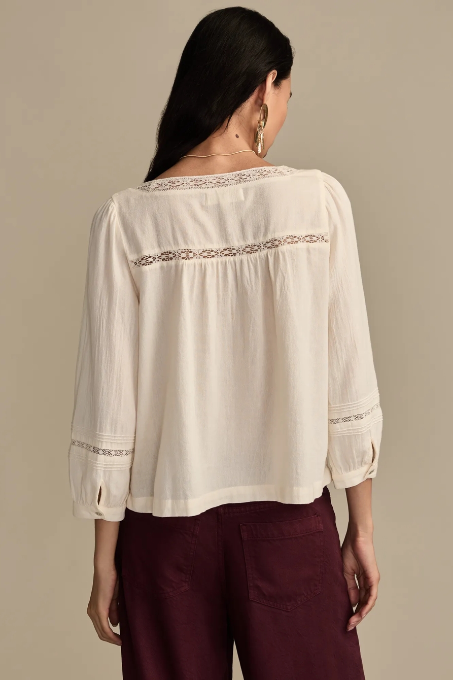 LACE LONG SLEEVE TOP, image 3