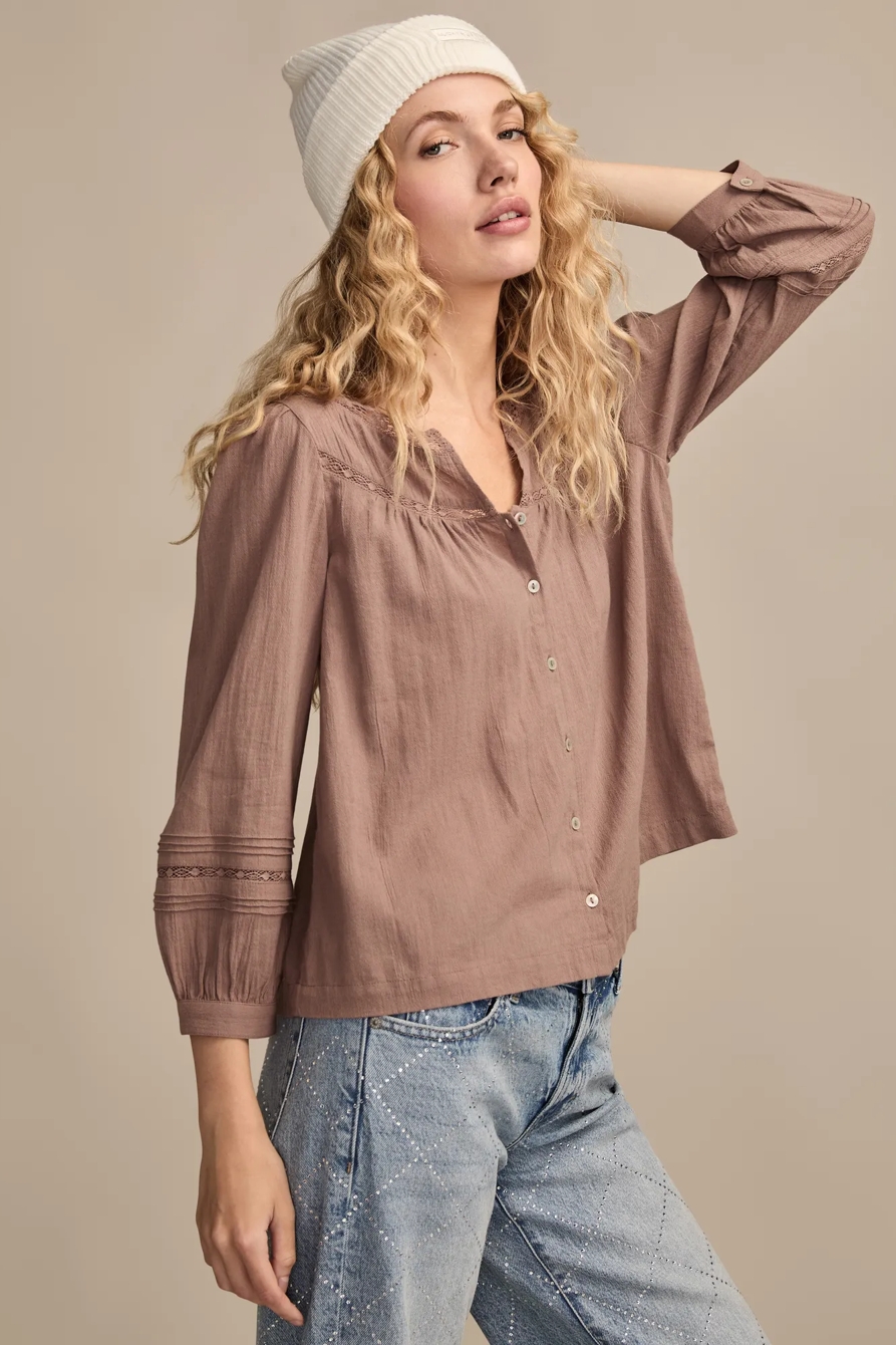 LACE LONG SLEEVE TOP, image 4