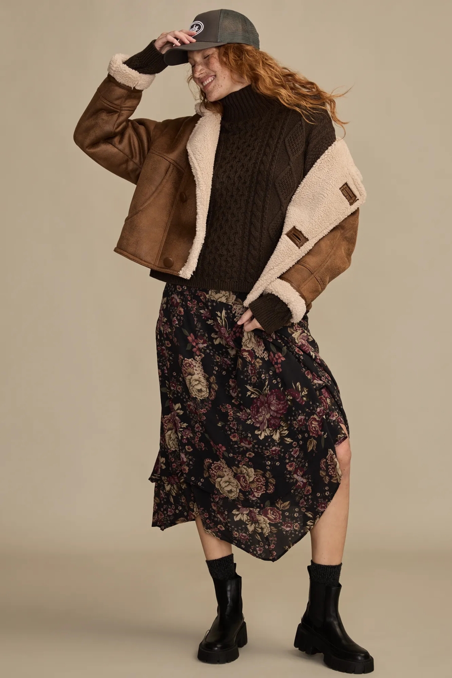 CABLE TURTLE NECK SWEATER, image 5