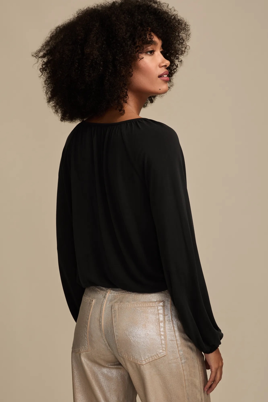 TIE FRONT SANDWASH BUBBLE TOP, image 3