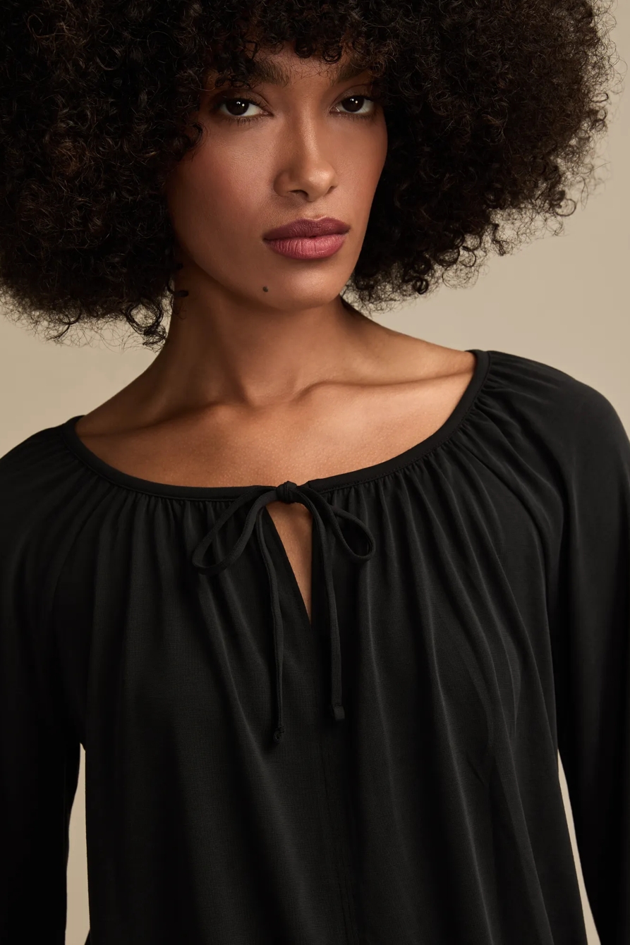 TIE FRONT SANDWASH BUBBLE TOP, image 5