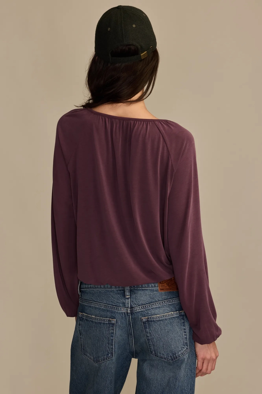 TIE FRONT SANDWASH BUBBLE TOP, image 3