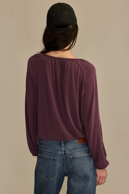 TIE FRONT SANDWASH BUBBLE TOP, image 3