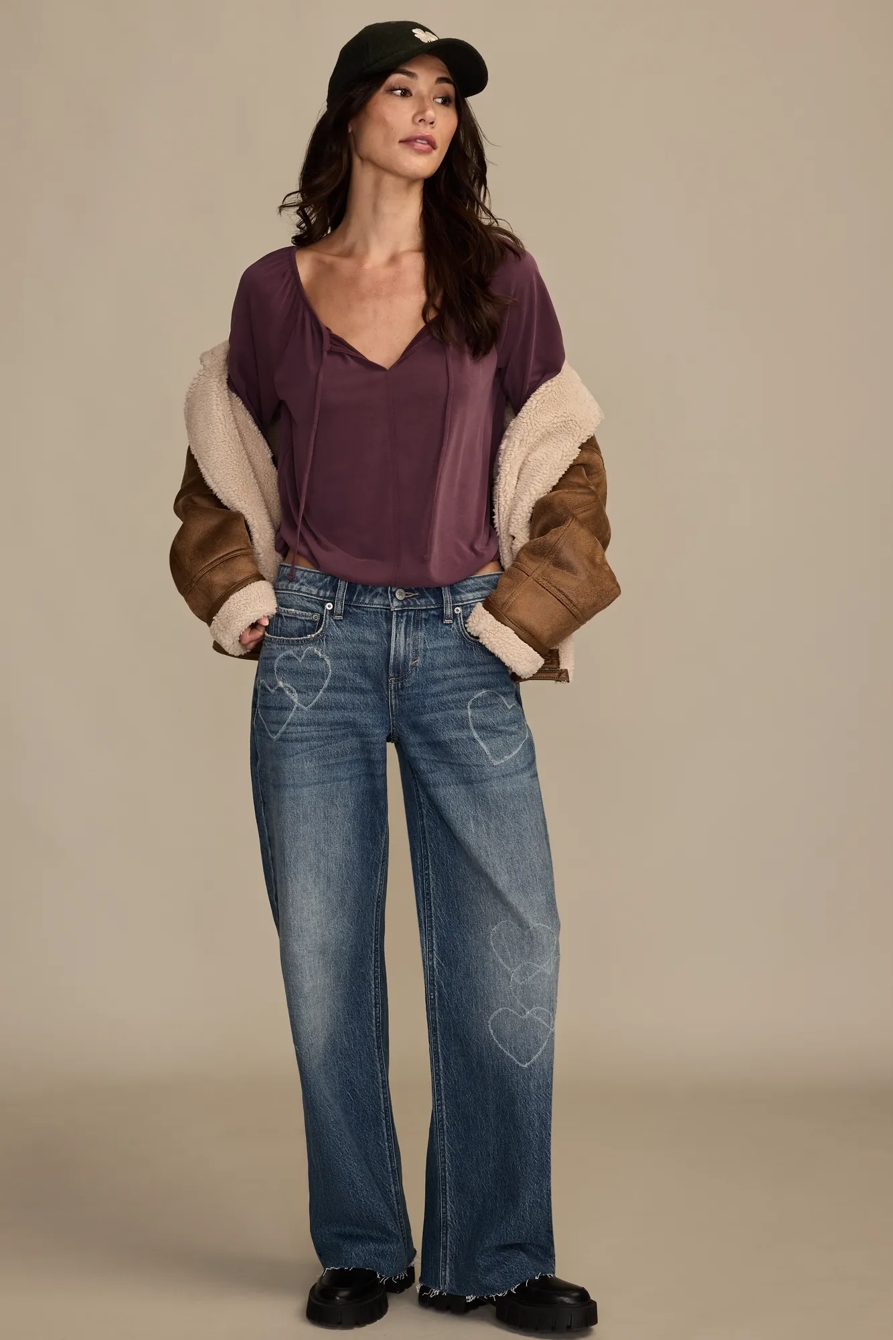 TIE FRONT SANDWASH BUBBLE TOP, image 5