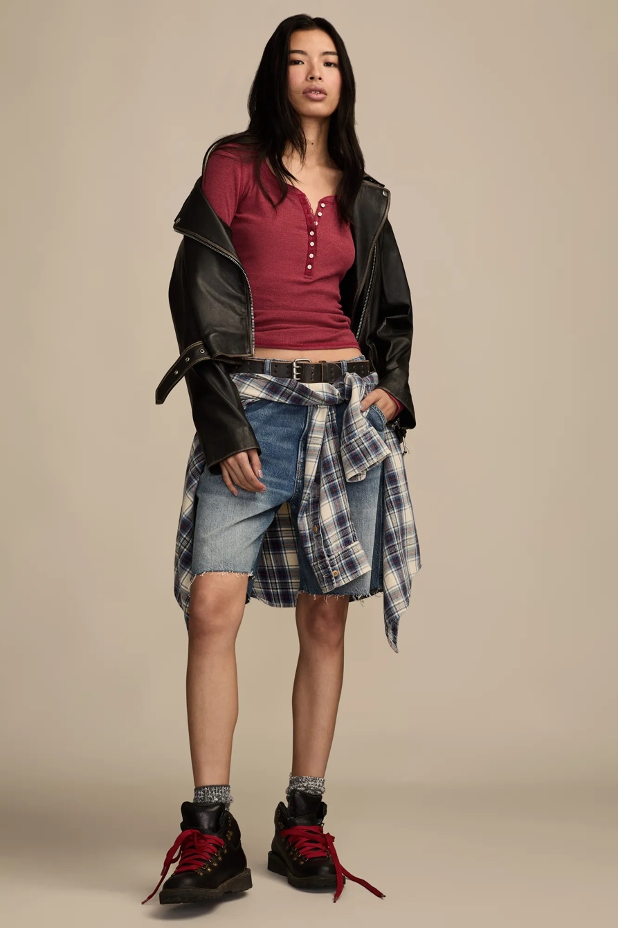 POINTELLE TRIM RIB HENLEY, image 5